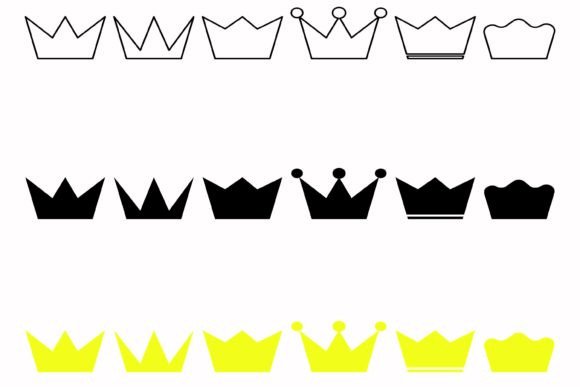 Crown Collection Set Icons