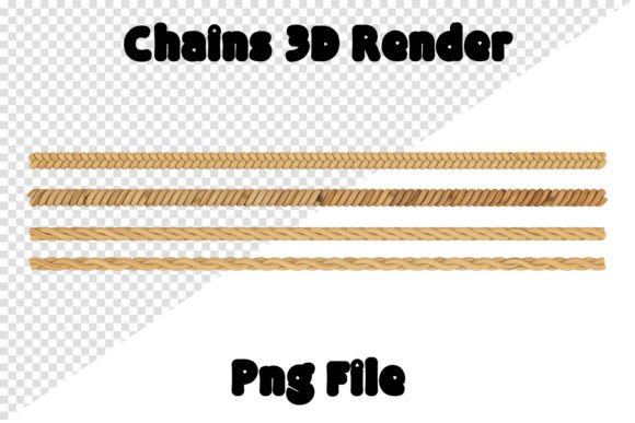 Elevate Designs with Chains 3D Render