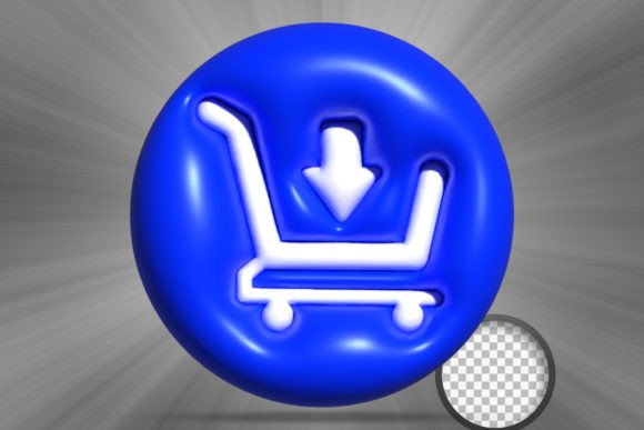 Mastering E-Commerce Visuals with Shopping Carts Side Views 3d Render