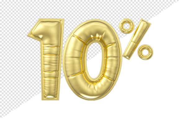 Maximizing Visual Impact with the Gold Glossy Balloon 3D Render and Exclusive Savings
