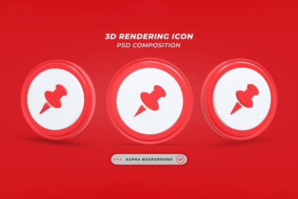 Pin Icon in 3D Rendering: A Design Essential