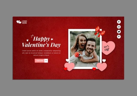 Streamlining Your Valentine’s Day Campaigns with a Professional Web Banner Template